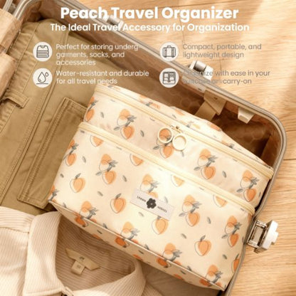 ✨Peach Print Underwear Travel Storage Organizer Bag 🎀