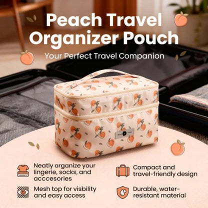 ✨Peach Print Underwear Travel Storage Organizer Bag 🎀